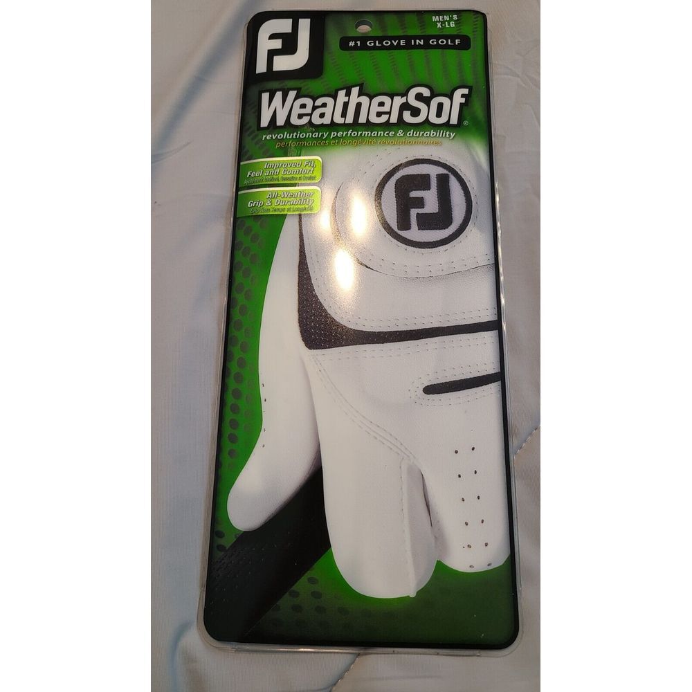 FootJoy‎ WeatherSof Men's Golf Glove  White Size XL